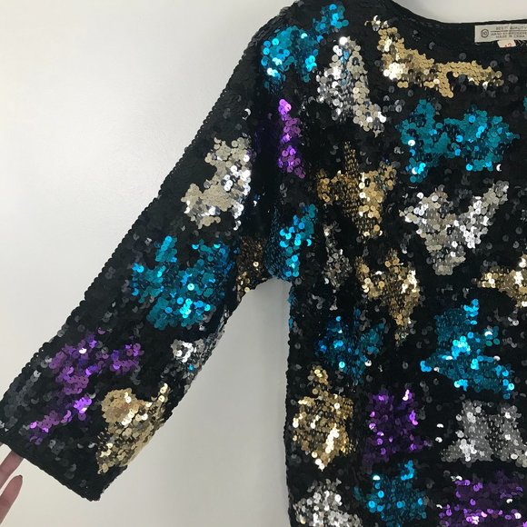 VTG HD Sequined Top 42 - Picture 3 of 7